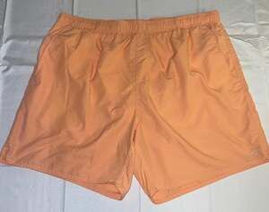 AFTCO Men's 2XL Orange Mesh Lined Fishing Board Shorts Swim Trunks #5